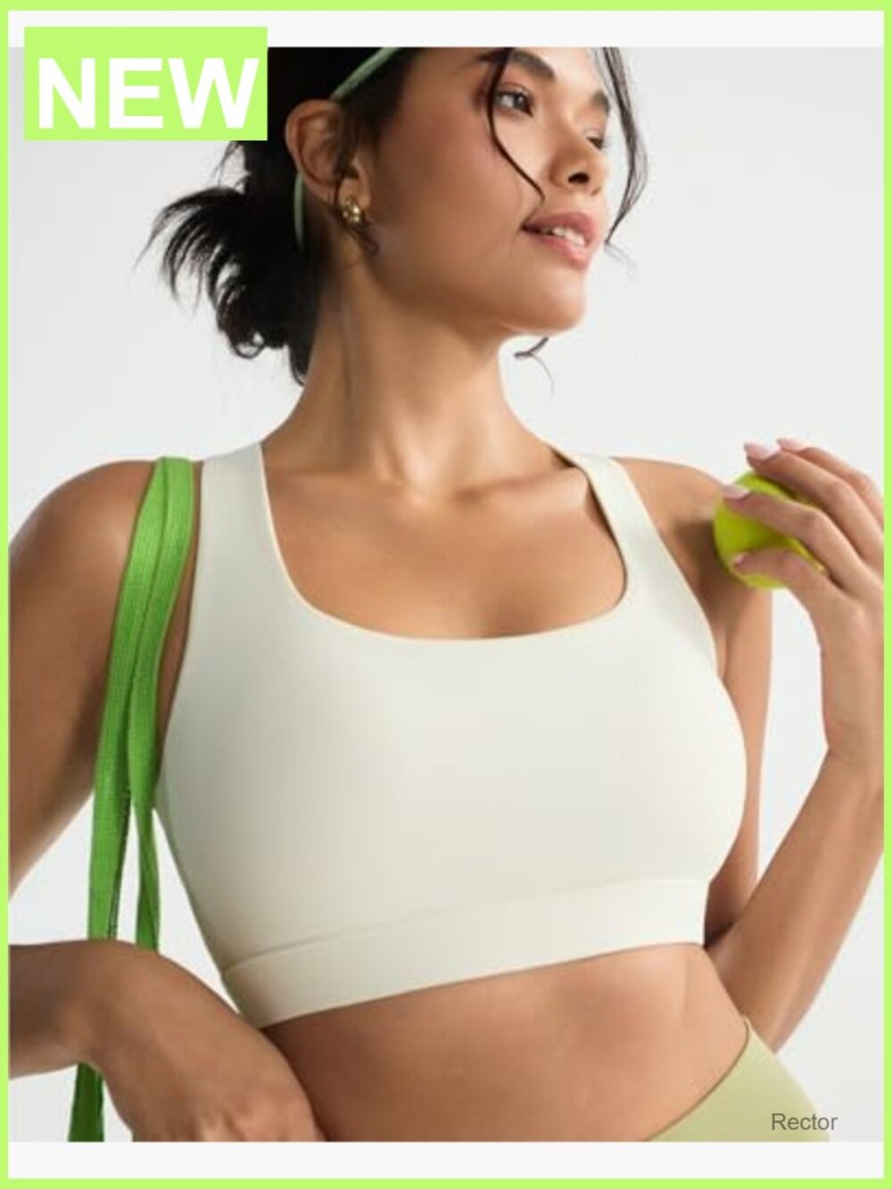 High Impact Sports Bra Racerback High Support Running Bra Workout Bra - Picture 2 of 7